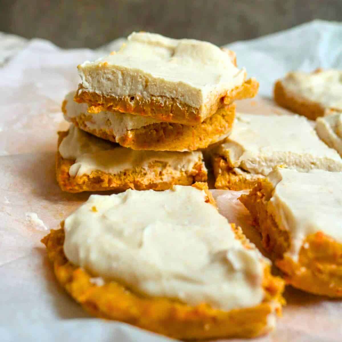 Keto Carrot Cake Bars Recipe