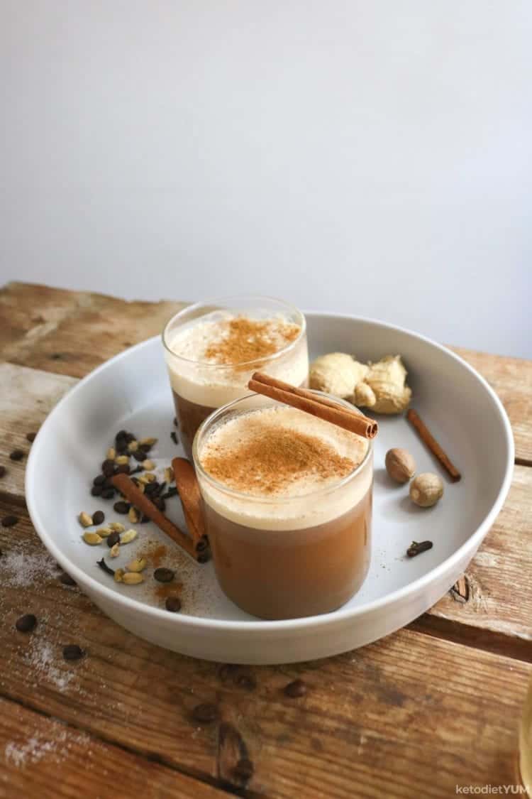 keto chai tea latte