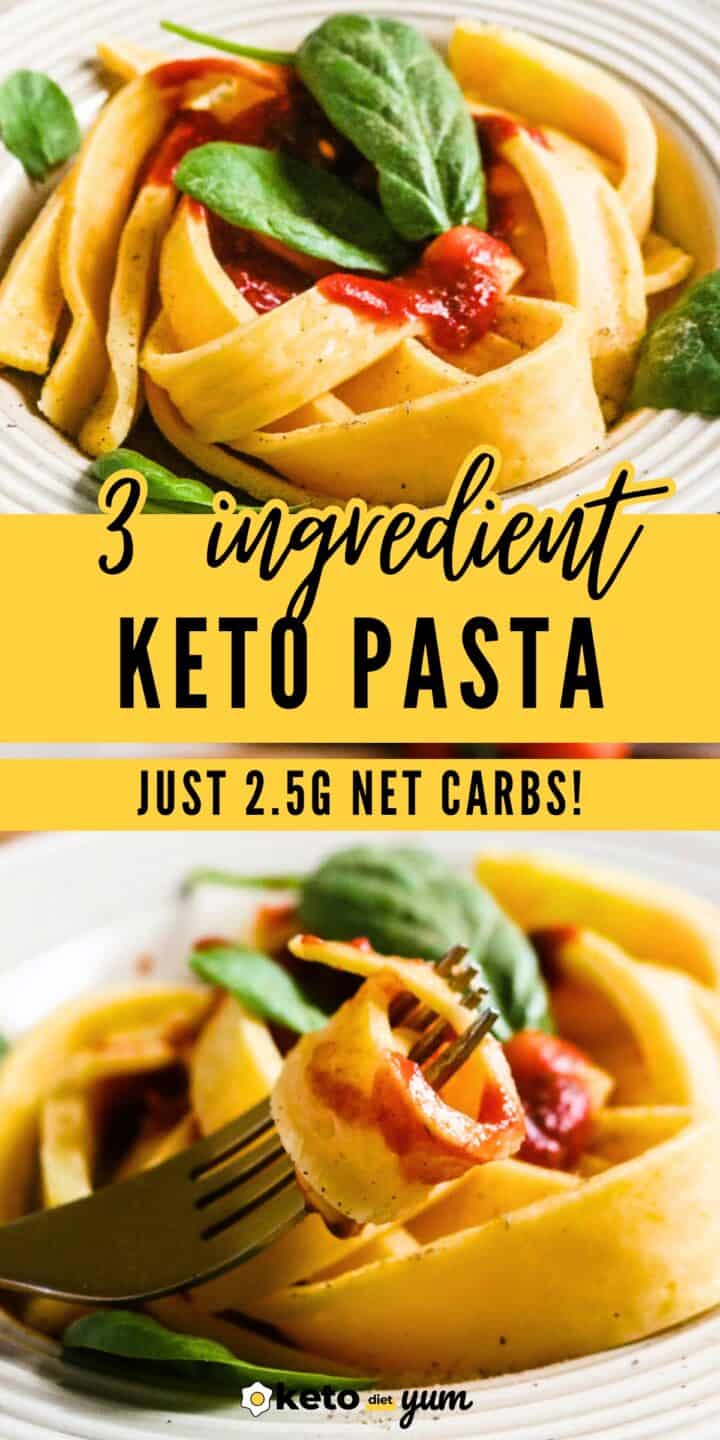 3-Ingredient Keto Pasta
