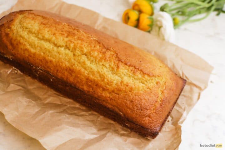 Keto Almond Flour Orange Cake