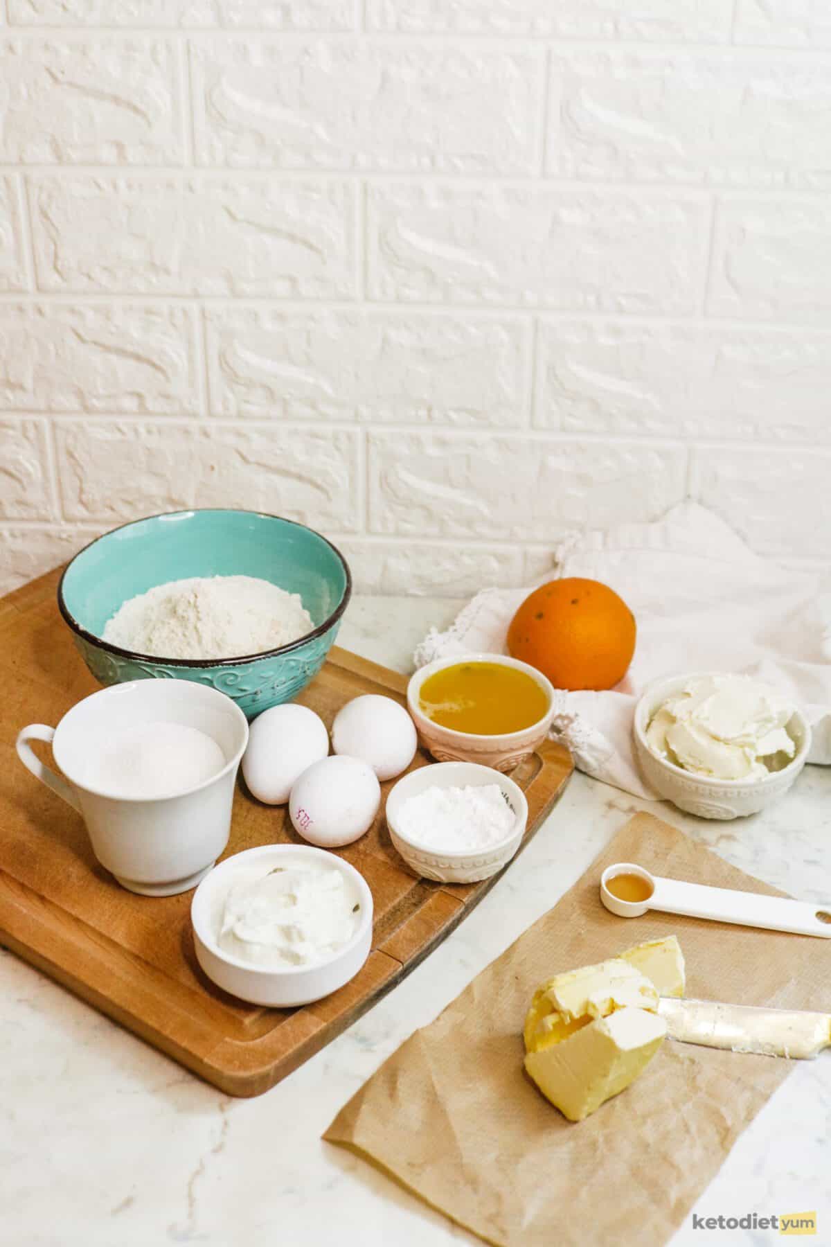 Keto Orange Cake with Almond Flour