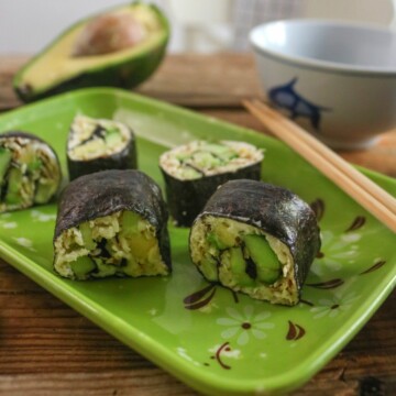Vegetarian Cauliflower Rice Sushi Rolls