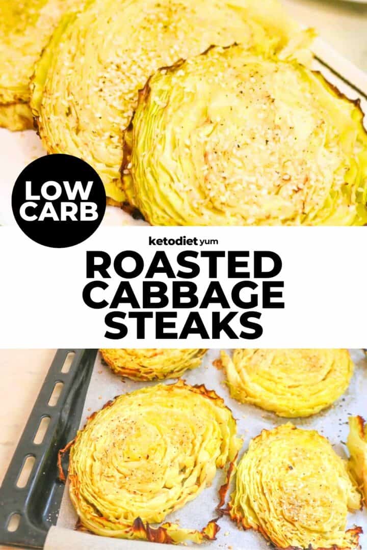 Keto Roast Cabbage Steaks