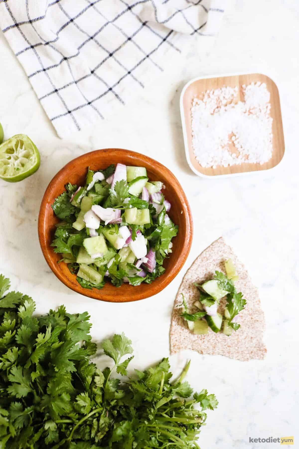 Cucumber salsa recipe