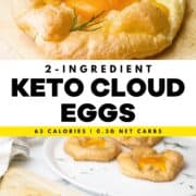 2-Ingredient Keto Cloud Eggs