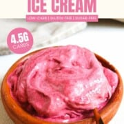 3 Ingredient Homemade Keto Ice Cream