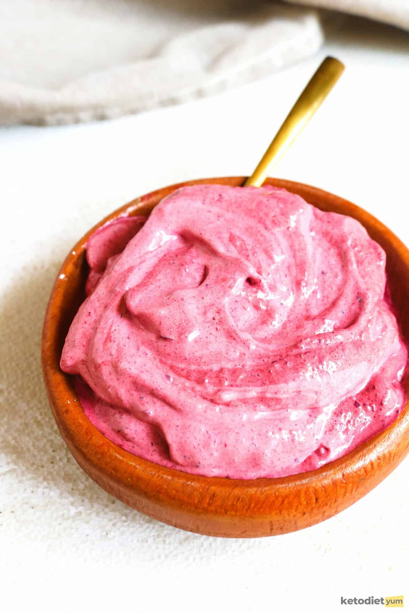Homemade Keto Ice Cream Recipe 3 Ingredient Keto Ice Cream