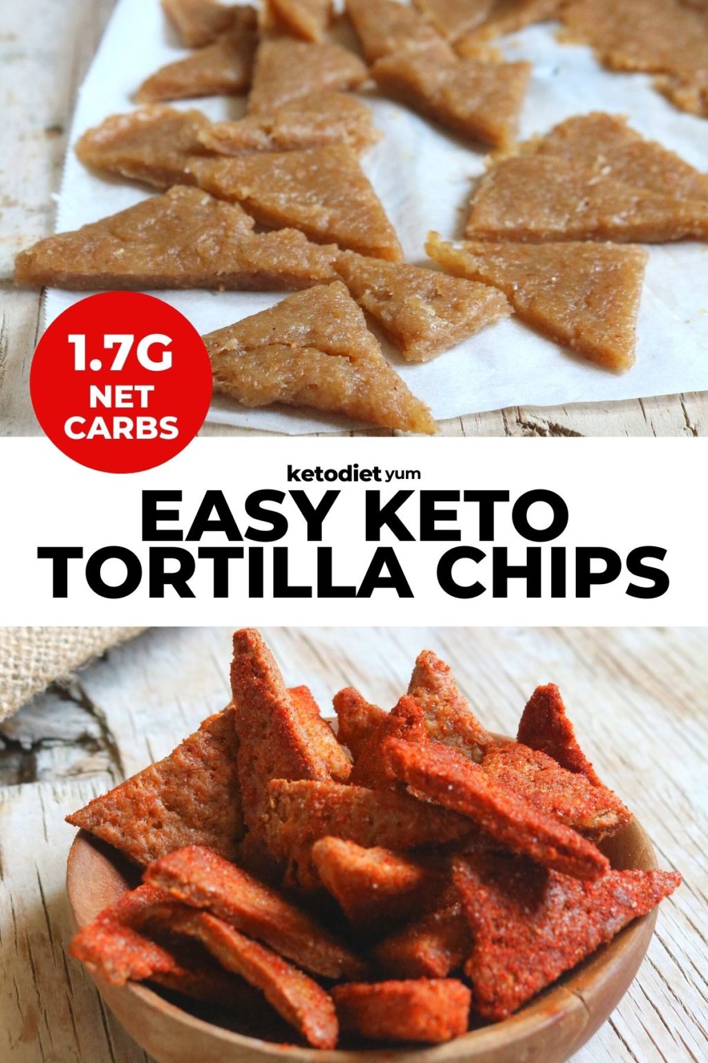 Keto Tortilla Chips Only 2 Ingredients! Keto Diet Yum