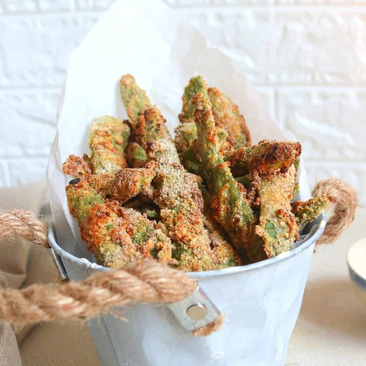 Crispy Baked Green Bean Fries Best Baked Green Bean Fries