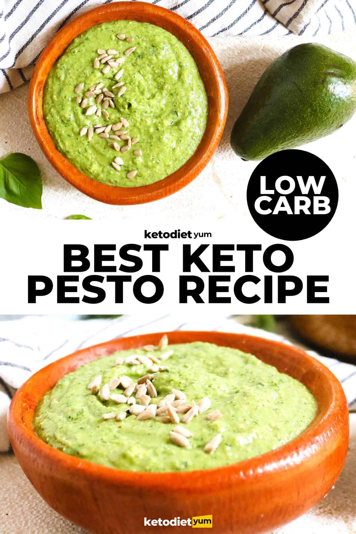 Avocado Basil Keto Pesto Recipe (GlutenFree & Healthy)