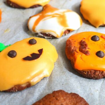 Keto Halloween Pumpkin Cookies