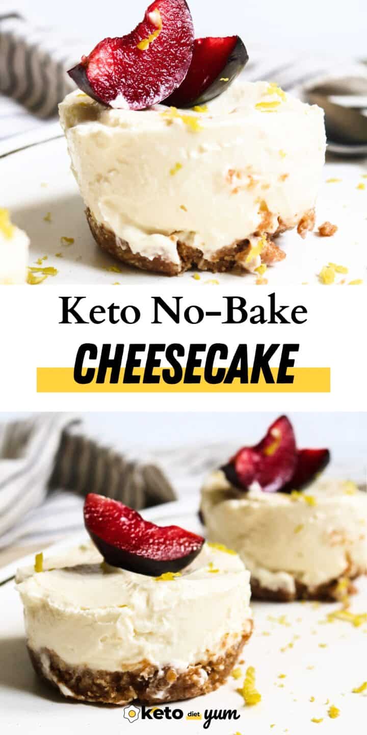 Low Carb Keto No Bake Keto Cheesecake