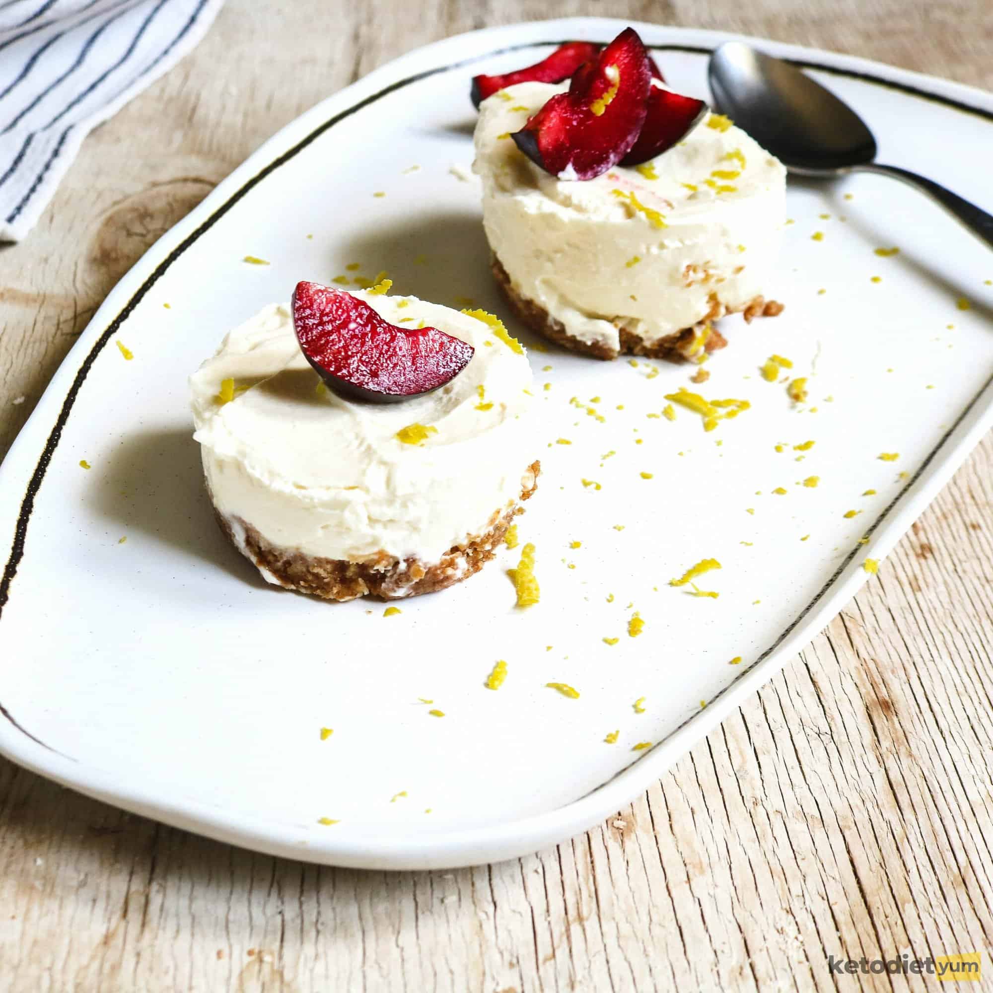 No Bake Keto Cheesecake Recipe