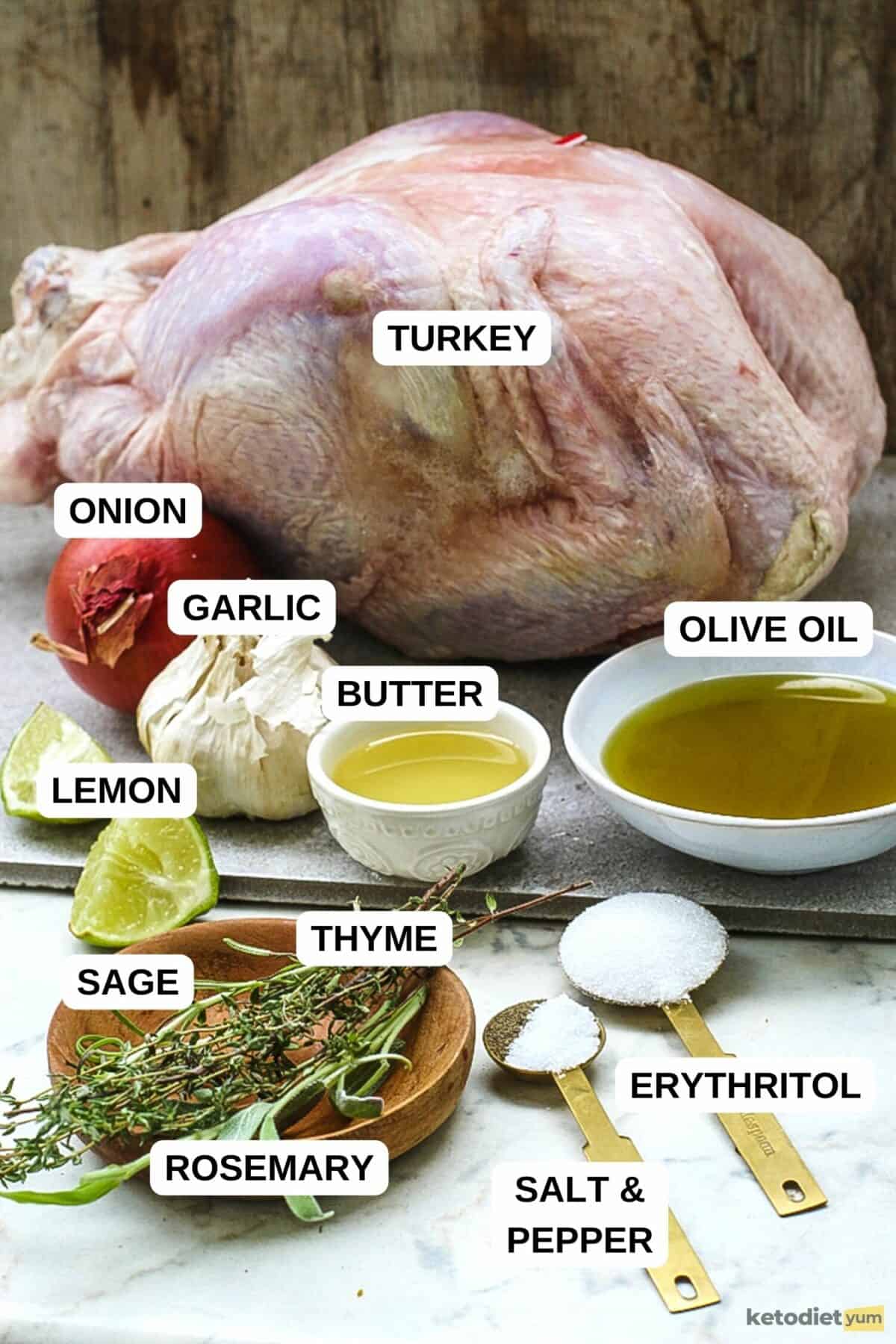 Best Keto Roast Turkey Recipe Ingredients