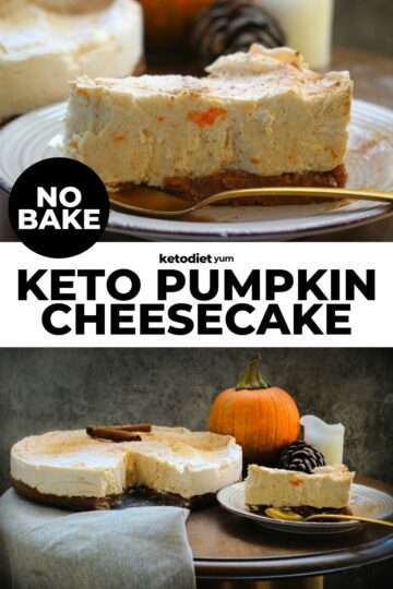 Best No Bake Keto Pumpkin Cheesecake Recipe