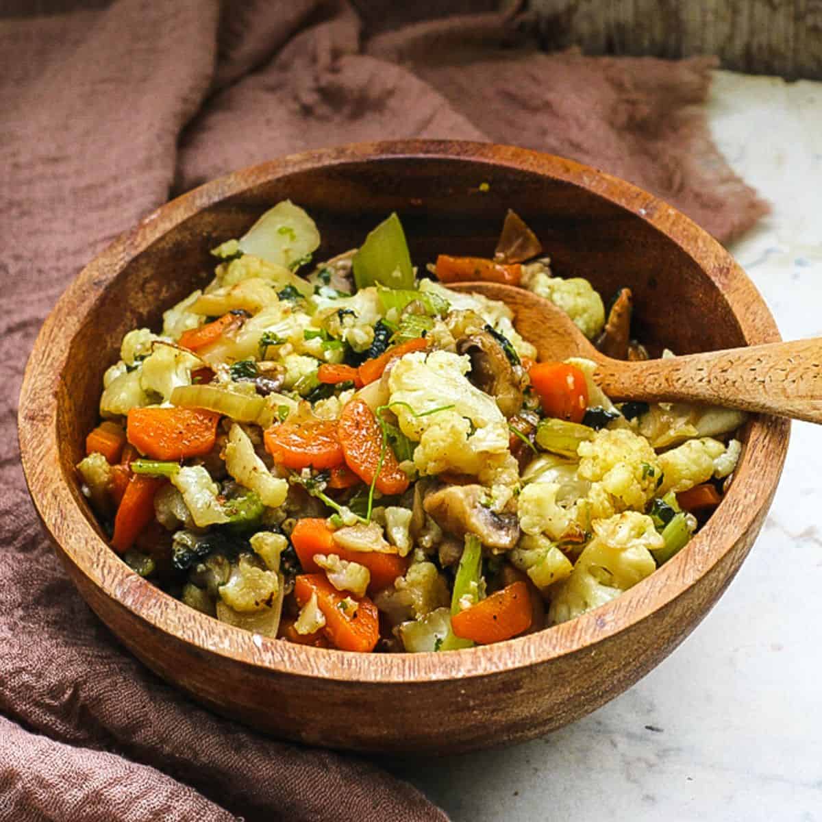 Cauliflower Keto Stuffing Recipe