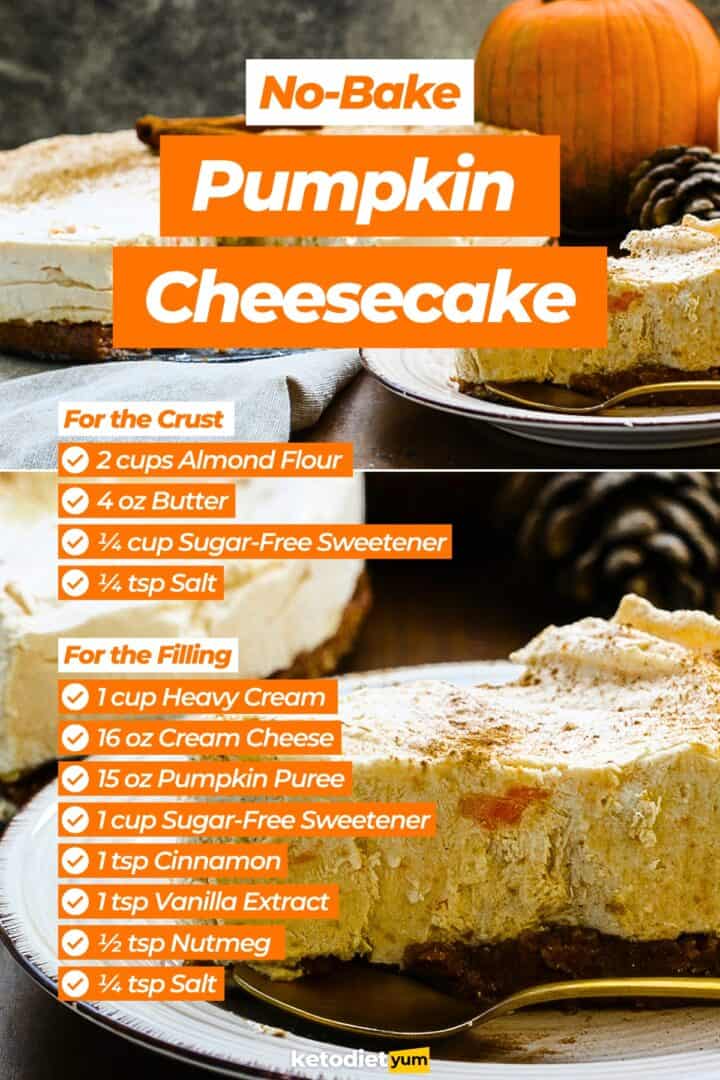 No-Bake Pumpkin Cheesecake