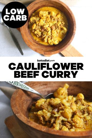 Best Keto Ground Beef Cauliflower Curry