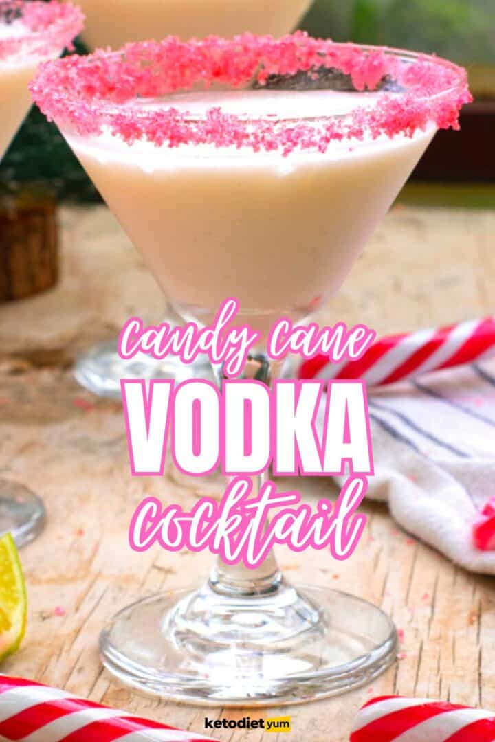 Easy Candy Cane Vodka Cocktail Recipe