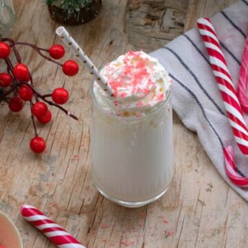 Keto Candy Cane Milkshake Recipe