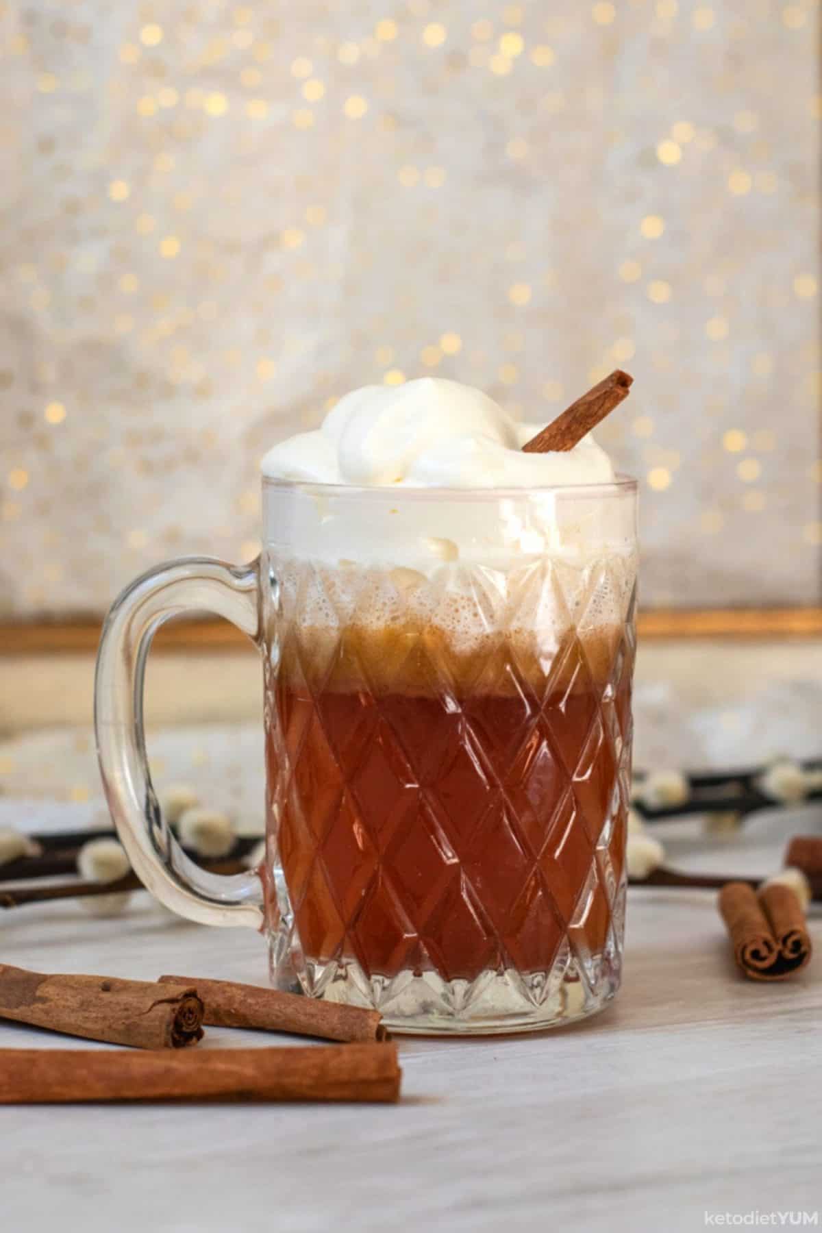 You'll love this delicious low carb hot buttered rum