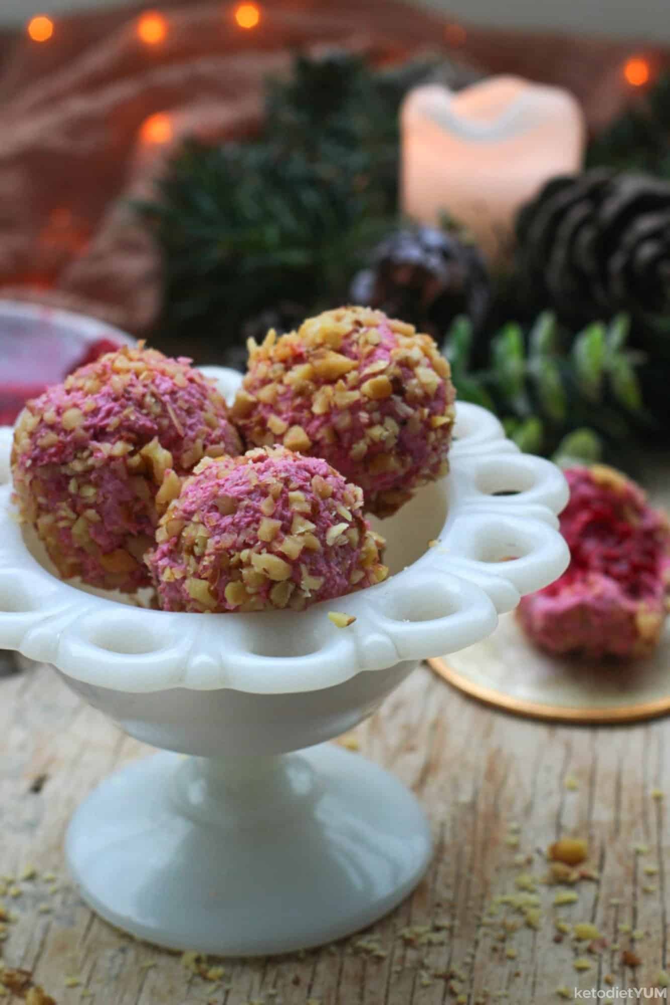 NoBake Keto Raspberry Cheesecake Bites Keto Diet Yum