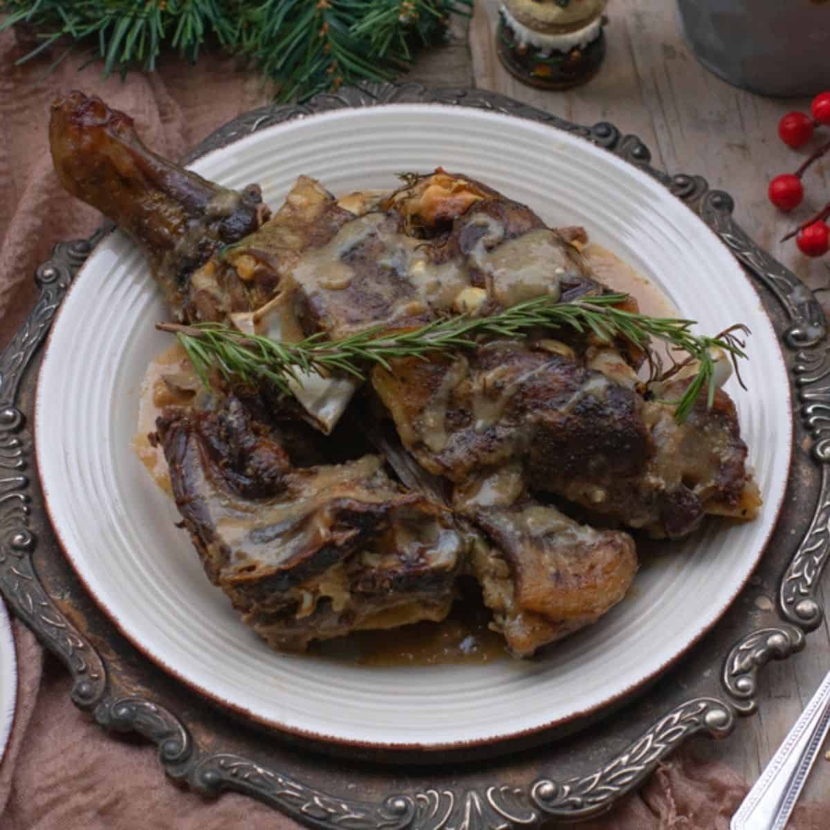 Keto Roast Leg of Lamb Recipe