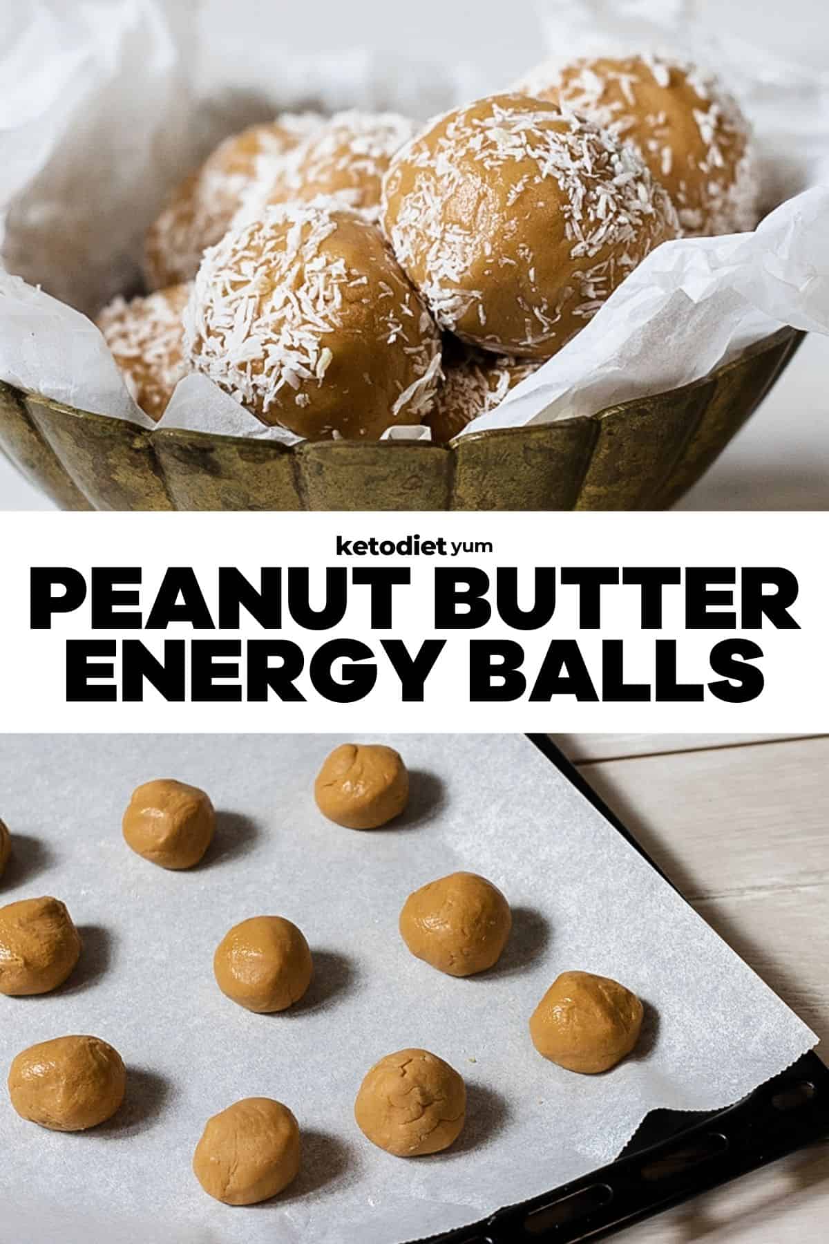 No Bake Peanut Butter Energy Balls (Only 3 Ingredients)
