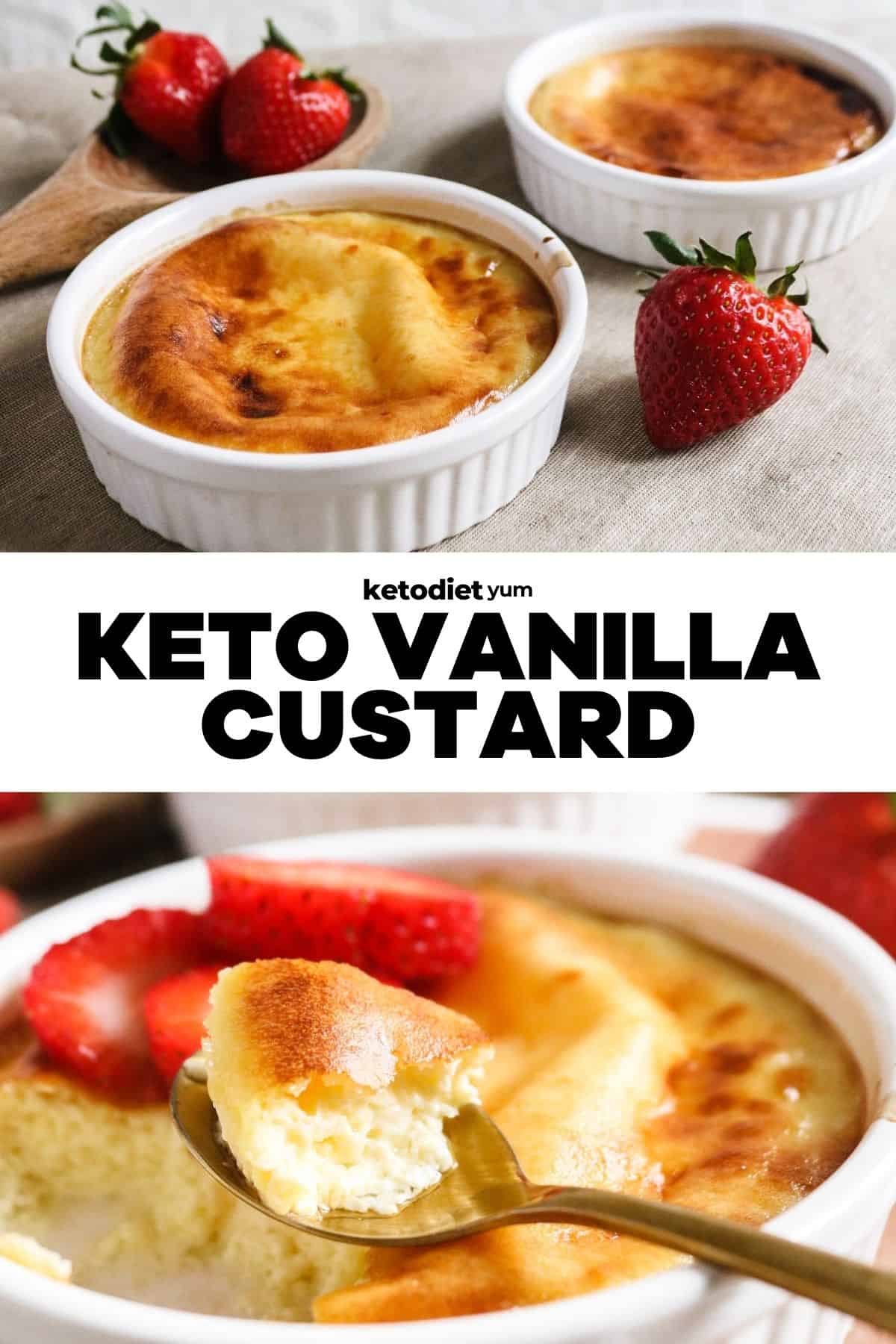Vanilla Keto Custard Recipe (Vanilla Pots De Creme)