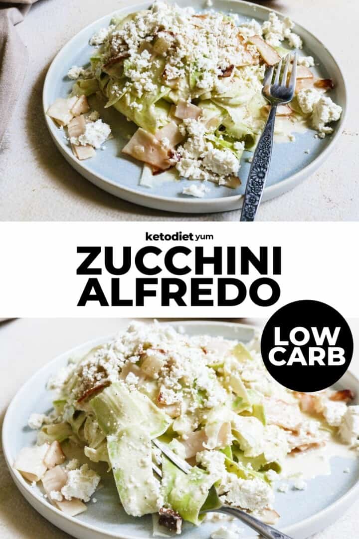 Best Zucchini Alfredo (Creamy Zucchini Pasta)