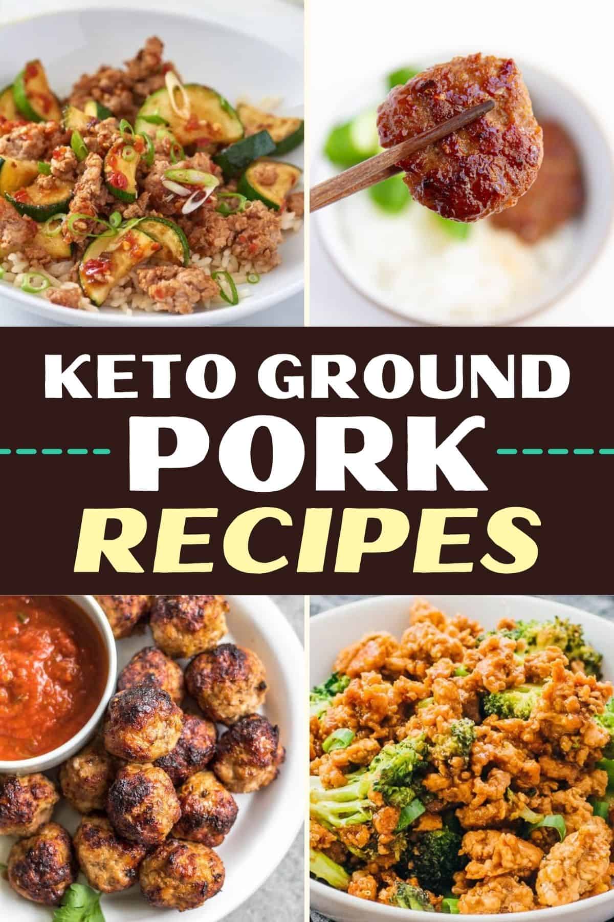 18 Healthy Keto Ground Pork Recipes Keto Diet Yum