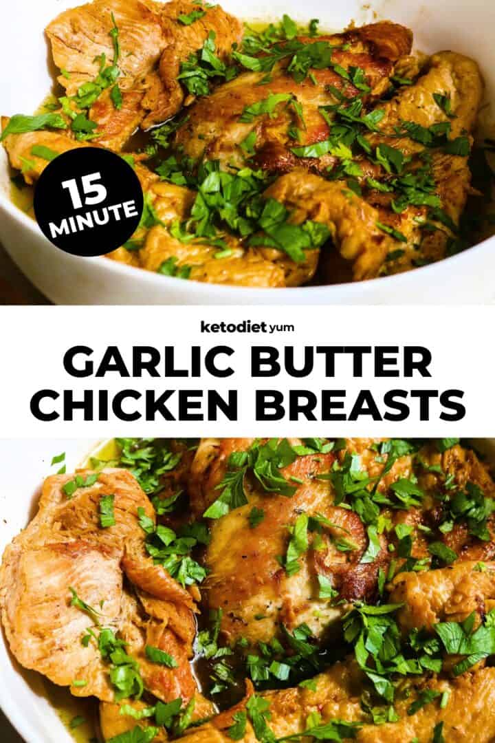Low Carb Yummiest Garlic Butter Chicken Recipe