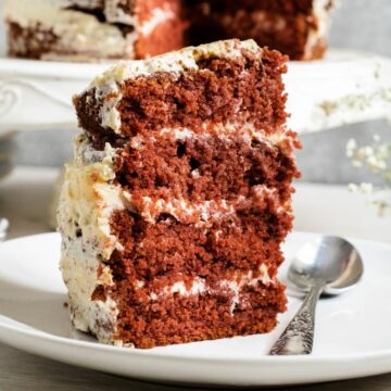 Keto Red Velvet Cake with Cream Cheese Frosting