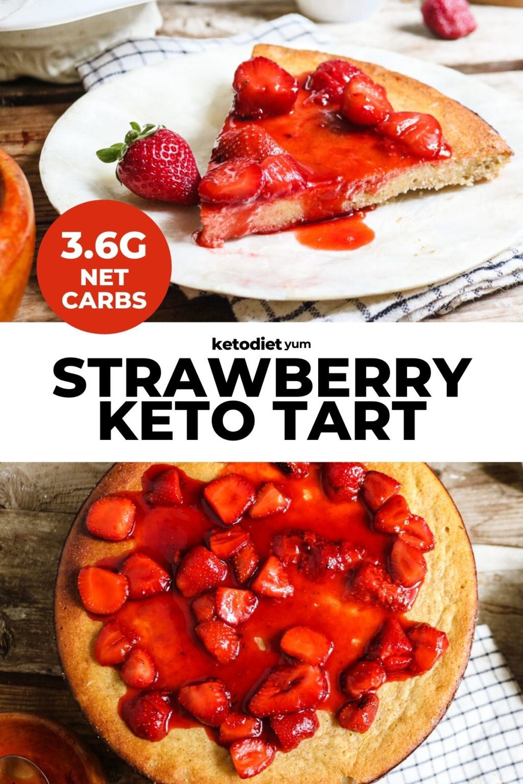 Keto Strawberry Cream Cheese Tart Keto Diet Yum