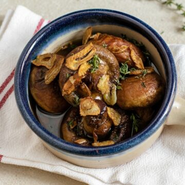 Garlic Butter Keto Mushrooms