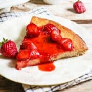 Keto Strawberry Cream Cheese Tart