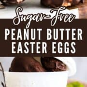 Sugar Free Low Carb Keto Peanut Butter Easter Eggs