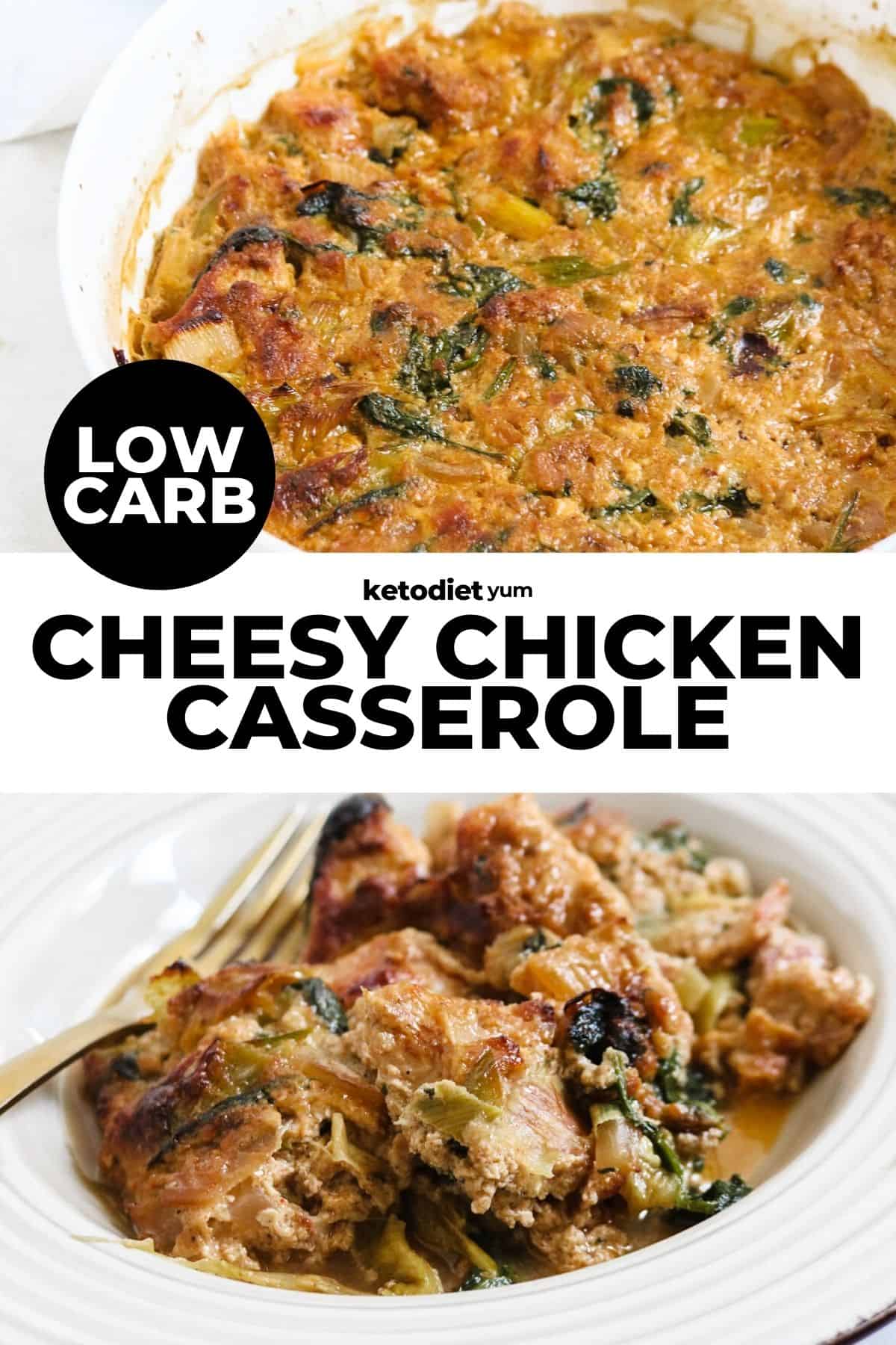 Cheesy Keto Chicken Casserole Best Keto Chicken Casserole Recipe