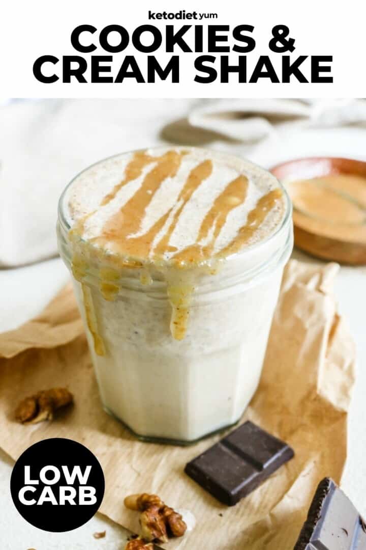 Best Keto Cookies and Cream Milkshake Recipe