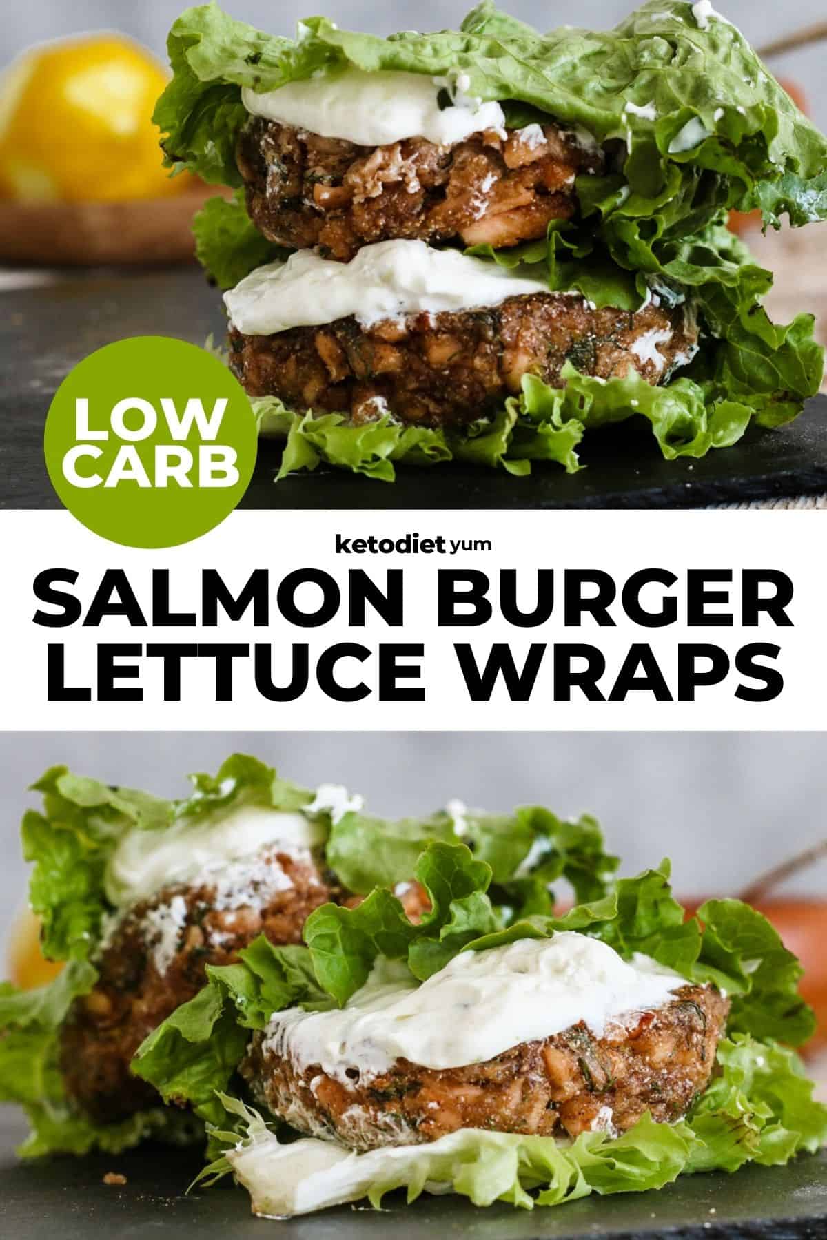 Best Salmon Burger Lettuce Wraps Recipe