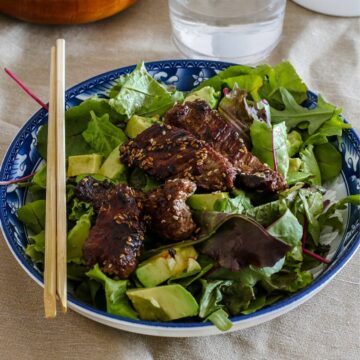 Korean BBQ Steak Salad Recipe