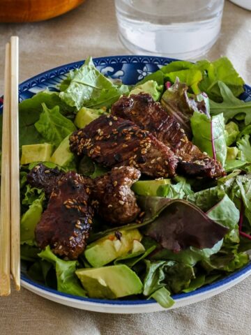 Korean BBQ Steak Salad
