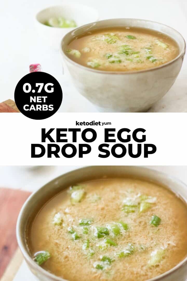 Easy Keto Egg Drop Soup Recipe (0.7g Net Carbs!!)