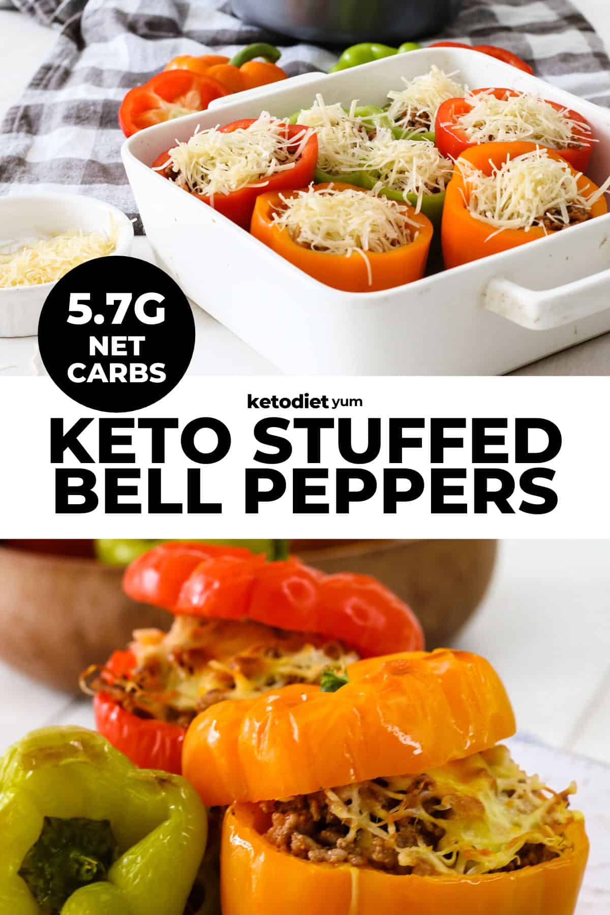 Best Keto Stuffed Peppers with Ground Beef Recipe