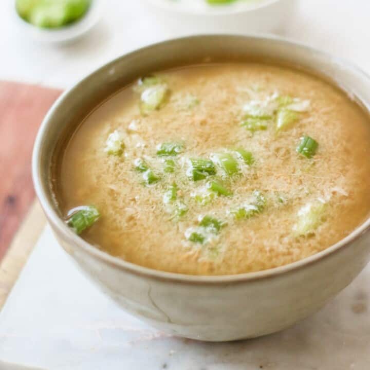 Easy Keto Egg Drop Soup Recipe (0.7g Net Carbs!!)