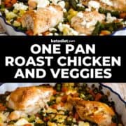 One Pan Roasted Chicken and Vegetables