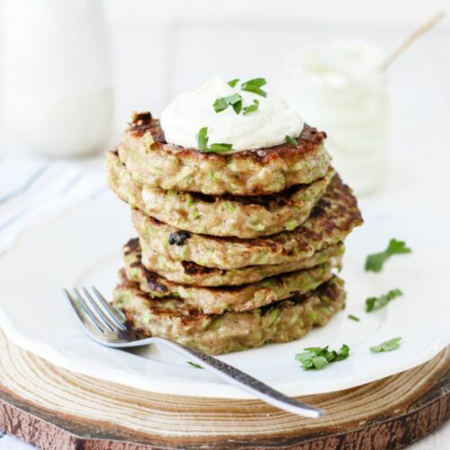Easy Keto Zucchini Fritters With 5 Ingredients Keto Yum