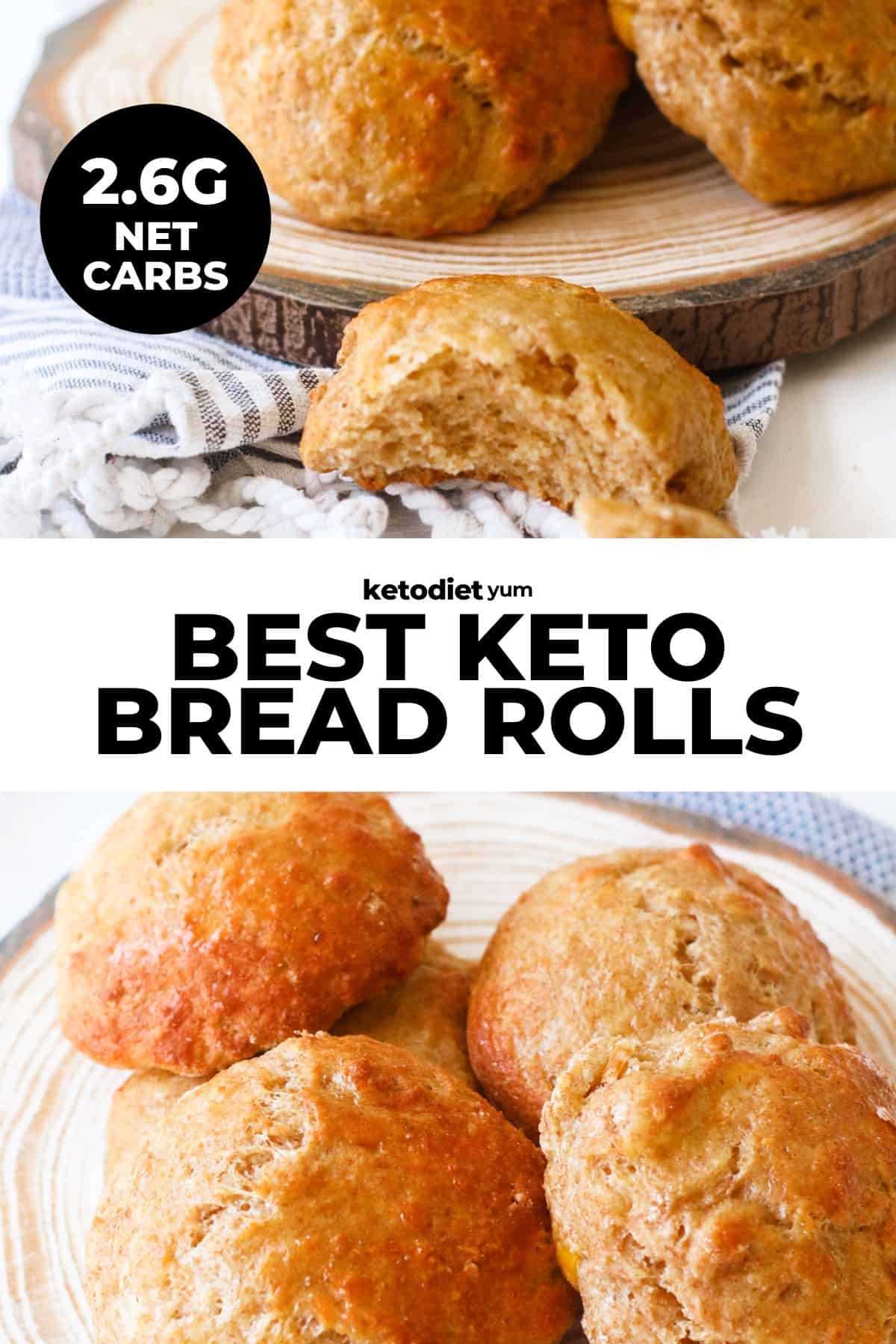 Keto Bread Rolls - Only 6 Ingredients! - Keto Diet Yum