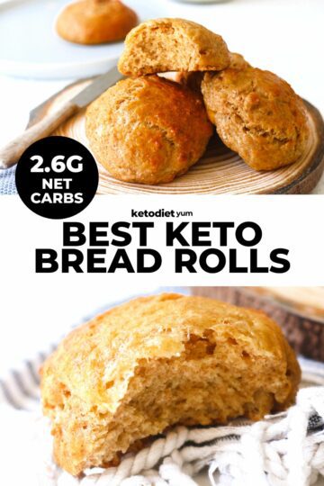 Very Best Keto Bread Rolls Recipe