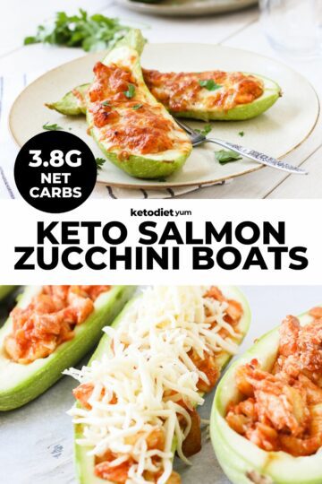 Best Keto Salmon Stuffed Zucchini Recipe